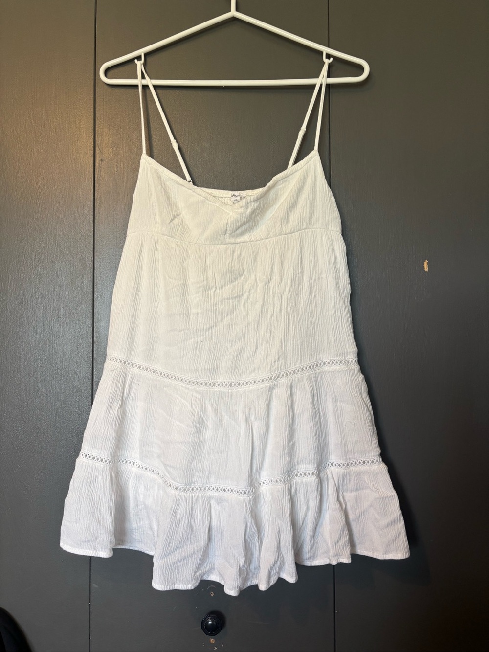 Garage Kiara white mini dress